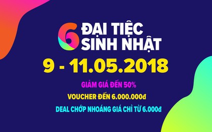 Ngập tràn hàng chính hãng giá sập sàn trong "Đại tiệc sinh nhật" lần thứ 6 của Lazada