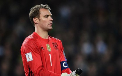 Thủ môn Neuer không chắc về khả năng dự World Cup 2018