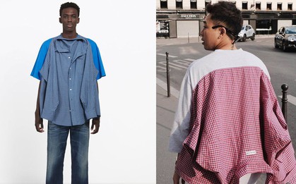 Thiết kế "sơmi phông" của Balenciaga có dị thế nào thì Chi Pu, Hoàng Ku cũng đã bất chấp diện rồi