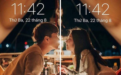 Chùm ảnh màn hình điện thoại đôi cực sáng tạo mà hội FA có muốn cũng không làm được