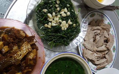 Mất công nấu xong mâm cơm thì cả nhà bỏ đi ăn quán, anh chàng đăng đàn than thở nhưng dân mạng lại chỉ để tâm đến món này