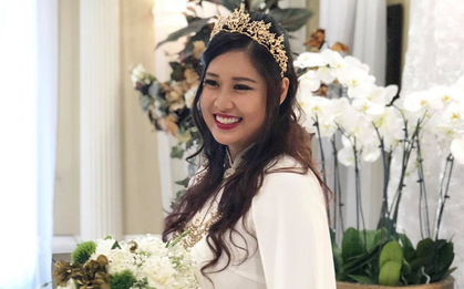 Con gái cao 1m78, xinh như hoa hậu của NSƯT Hồng Vân lên xe hoa cùng bạn trai 6 năm