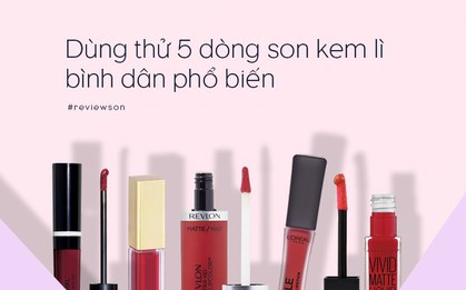 Dùng cốc giấy để thử độ bám màu của 5 thỏi son kem lì bình dân, cô nàng này đã chọn ra được 2 loại tốt nhất