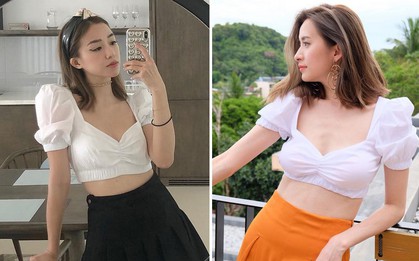 Thêm một thiết kế crop top cực đáng sắm vì ngực nhỏ hay to đều mặc đẹp hết sức