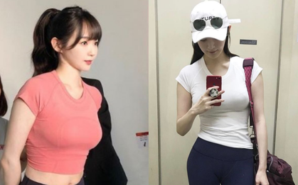 Hình hậu trường chưa chỉnh sửa của mỹ nhân Hàn gây chú ý: Gương mặt ngây thơ đối lập với vòng 1 siêu khủng