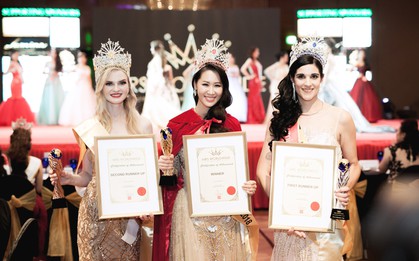 Chồng và con trai chính là động lực giúp Dương Thùy Linh đăng quang "Hoa hậu Phụ nữ Toàn thế giới 2018"