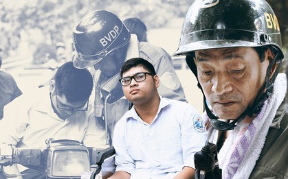 Chuyện người cha già bên chiếc xe lăn chờ con trai thi THPT Quốc Gia: "Em nợ bố nhiều lắm"