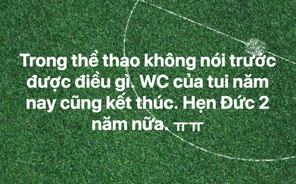 Báo động nổ newsfeed vì cư dân mạng sốc nặng trước thất bại của Đức