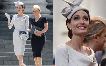 Angelina Jolie xuất hiện cực xinh đẹp và quý phái tại sự kiện của Hoàng gia Anh