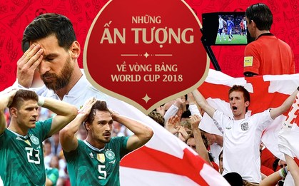 Hàn Quốc biến Đức thành cựu vương, Argentina cùng Messi chật vật thoát cửa tử,... là những ấn tượng khó quên sau vòng bảng World Cup 2018