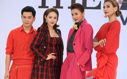 Thanh Hằng đeo đồng hồ 2 tỷ, Võ Hoàng Yến “ton sur ton” Nam Trung tại casting "The Face" ở Hà Nội