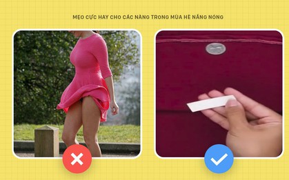 Mẹo cứu nguy cho phái đẹp trong mùa hè nắng nóng, cái số 5 học làm ngay kẻo "xấu hổ"