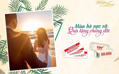 Tháng 6 săn voucher mua nhẫn cưới từ Wedding Land