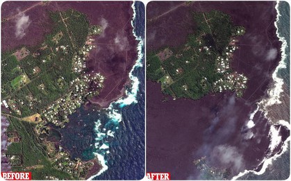 Núi lửa Kilauea đã giúp Hawaii "mọc" thêm hàng km đất mới mà vẫn chưa có dấu hiệu dừng lại