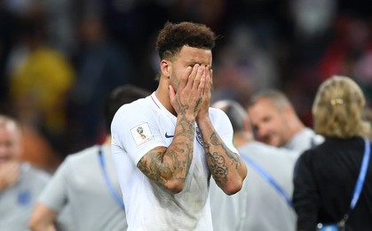 Cầu thủ Anh bật khóc tức tưởi sau trận thua ngược Croatia, mất vé vào chung kết World Cup 2018