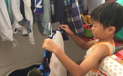 "Giả bộ mệt" để dụ 2 con làm việc nhà từ bé tí, kết quả hiện tại khiến ai cũng ngưỡng mộ