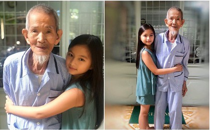 Chia sẻ câu chuyện cuộc sống của ông nội như Robison trên đảo hoang, vậy nhưng, gương mặt của cô bé đứng cạnh mới gây chú ý hơn cả