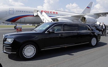 Chuyên xa của Tổng thống Putin thu hút sự quan tâm của khách nước ngoài ​
