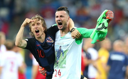 Modric đá hỏng penalty, Croatia giành vé vào tứ kết World Cup 2018 nhờ loạt luân lưu không tưởng