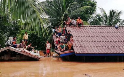 Vỡ đập thủy điện ở Lào: Ít nhất 20 người thiệt mạng và hàng trăm người vẫn mất tích