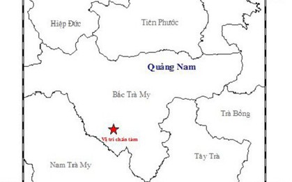 Liên tiếp xảy ra 6 trận động đất trong 3 ngày ở Quảng Nam