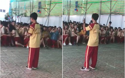 Cậu bé lớp 7 khiến cư dân mạng "sởn da gà" vì hát cover Cho em gần anh thêm chút nữa quá hay