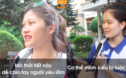 Clip bạn trẻ Hà Nội than trời vì nóng muốn "luộc" da: Thời tiết này dễ chia tay người yêu lắm, em mới chia tay hôm qua!