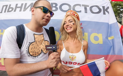 Fan nữ nổi tiếng hứa khoả thân nếu tuyển Nga vô địch World Cup 2018