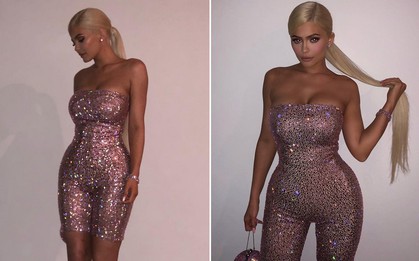 Kylie đặt riêng jumpsuit búp bê Barbie mừng sinh nhật 21 tuổi, đính 70.000 viên pha lê chói lòa, giá gần 200 triệu VNĐ