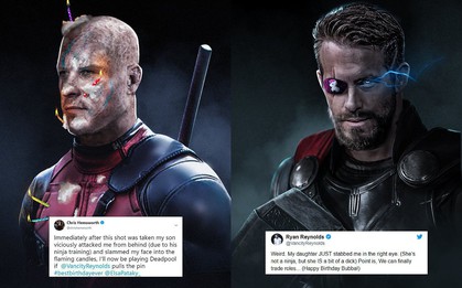 Ngay ngày sinh nhật, chàng Thor bỗng biến thành Deadpool nhờ trò nghịch dại từ con trai ruột