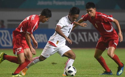 Olympic Myanmar suýt gây sốc khi gặp đối thủ mạnh Triều Tiên