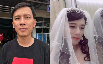 Khi bạn cần mẫu make up mà không thuê được rồi chợt nhớ ra mình có một ông chồng thì đây là kết quả