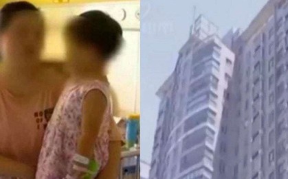 Ngã từ tầng 17 xuống đất, bé 2 tuổi đứng lên đi lại bình thường
