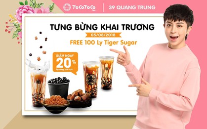 TocoToco 39 Quang Trung, Hà Đông - Không gian “chuẩn trà sữa” chỉ cần giơ máy lên là có ảnh đẹp