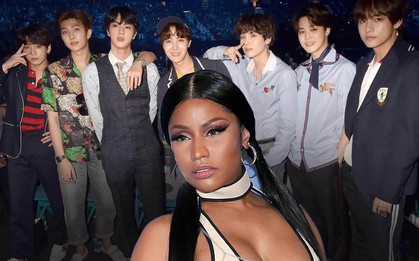 BTS tung "bom tấn" kết hợp cùng Nicki Minaj, "đối đầu" với ca khúc kết hợp toàn sao "khủng" của nữ rapper này trong cùng ngày