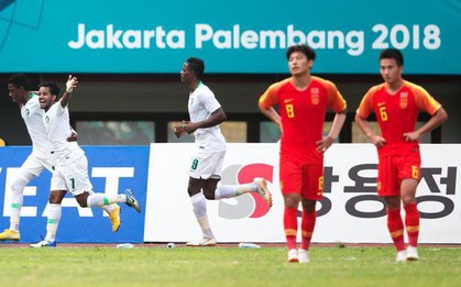 Olympic Trung Quốc bị loại khỏi ASIAD 2018 sau trận đấu quật cường