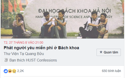 Hàng loạt sự kiện phát người yêu miễn phí ở các trường Đại học: Có gấu chỉ nhờ 1 cú click, ngại gì không tham gia