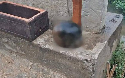Phát hiện bộ hài cốt cùng bộ quần áo đàn ông dưới lạch nước