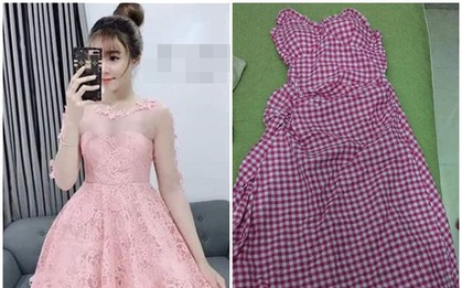 Mua online 2 chiếc váy công chúa rõ xinh, cô gái cay đắng nhận về 2 cái "giẻ lau nhà" khác xa hình minh họa