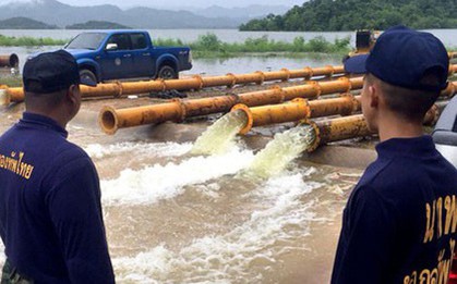 Nguy cơ nước tràn đập ở Thái Lan