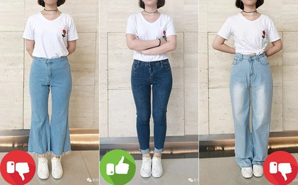 Đại diện các chị em mặc thử 8 loại quần jeans phổ biến, cô nàng này đã tìm ra loại tôn chân nịnh dáng nhất