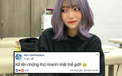 Hỏi: "Thứ gì nhanh nhất thế giới", dân mạng có những câu trả lời khó đỡ liên quan đến người yêu cũ!