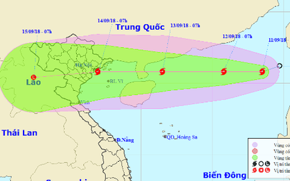 Bão số 5 liên tục tăng cấp hoành hành trên biển đông, "nín thở" chờ siêu bão Mangkhut