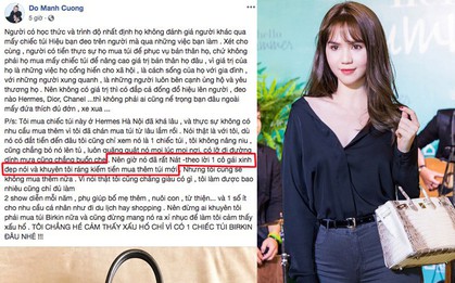 NTK Đỗ Mạnh Cường tự dưng kể chuyện túi Hermes, mà sao nghe cứ như đang nhắc về scandal với Ngọc Trinh năm xưa