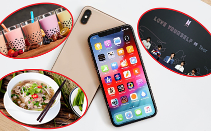 Cả iPhone Xs thu lại vừa bằng bao nhiêu bát phở, bao nhiêu cốc trà sữa và album của BTS?