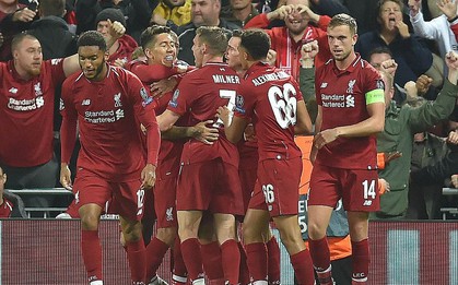 Liverpool thắng kịch tính PSG ở phút bù giờ nhờ công Firmino