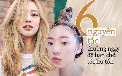 Khắc phục 90% tóc hư tổn chỉ cần tuân thủ những nguyên tắc thường ngày sau