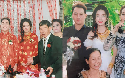 Ảnh cưới bị cắt ghép "phi thường" khiến cô dâu phải “uống thuốc đau bụng” vì quá buồn cười sau khi xem lại