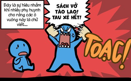 Bộ tranh giải nghĩa tường tận về cách dạy đọc "vuông, tròn, tam giác" cho những ai còn đang còn mơ hồ!