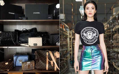 Lâu lắm mới khoe đồ hiệu, Kỳ Duyên lại khiến dân tình choáng váng với BST túi "khủng"